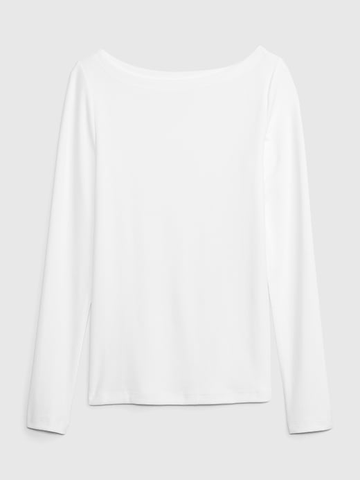 Image number 9 showing, Modern Boatneck T-Shirt