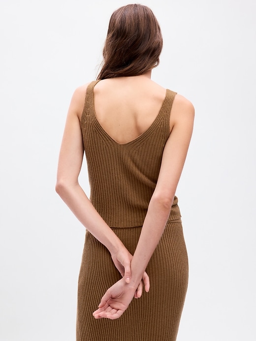 Image number 2 showing, CashSoft Rib Tank Top