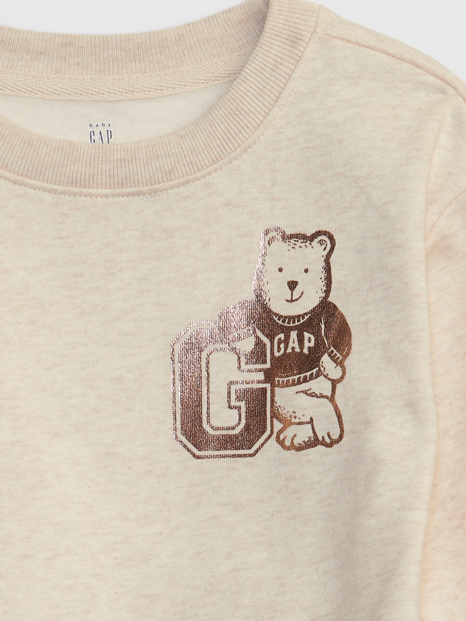 gap teddy sweatshirt