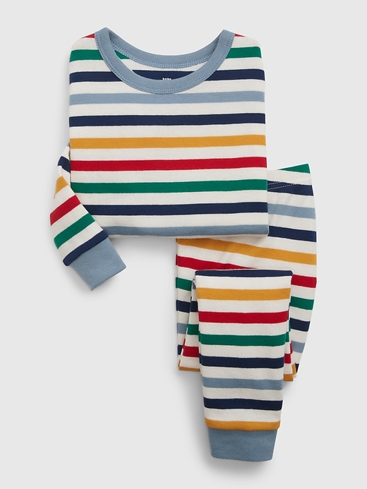 Image number 1 showing, babyGap Organic Cotton Stripe PJ Set