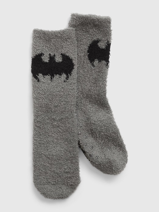 GapKids DC™ Recycled Batman Fuzzy Socks Gap