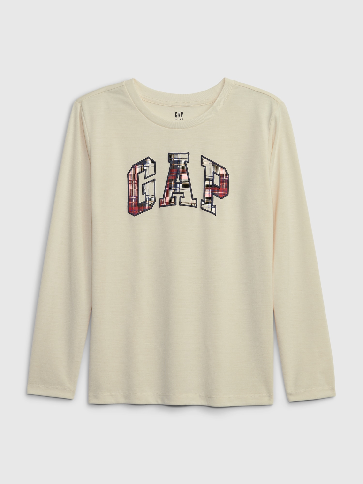 Gap Kids Recycled Plaid Arch Logo PJ T-Shirt