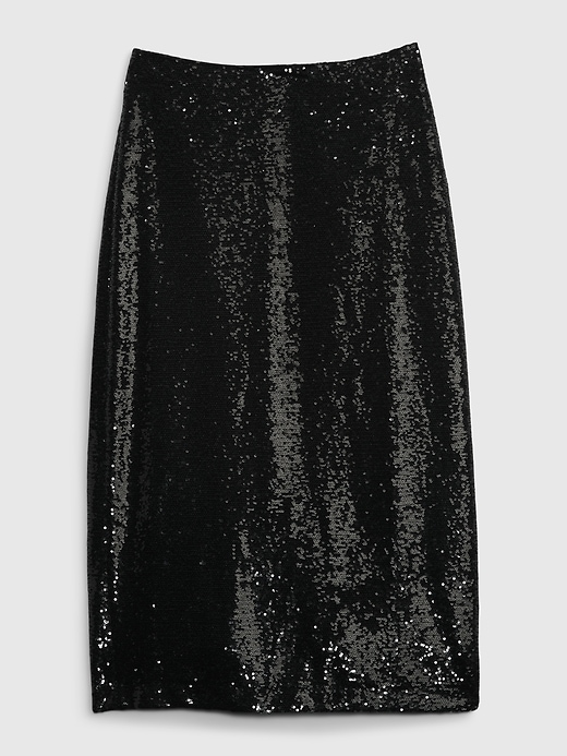 Image number 7 showing, Sequin Midi Pencil Skirt
