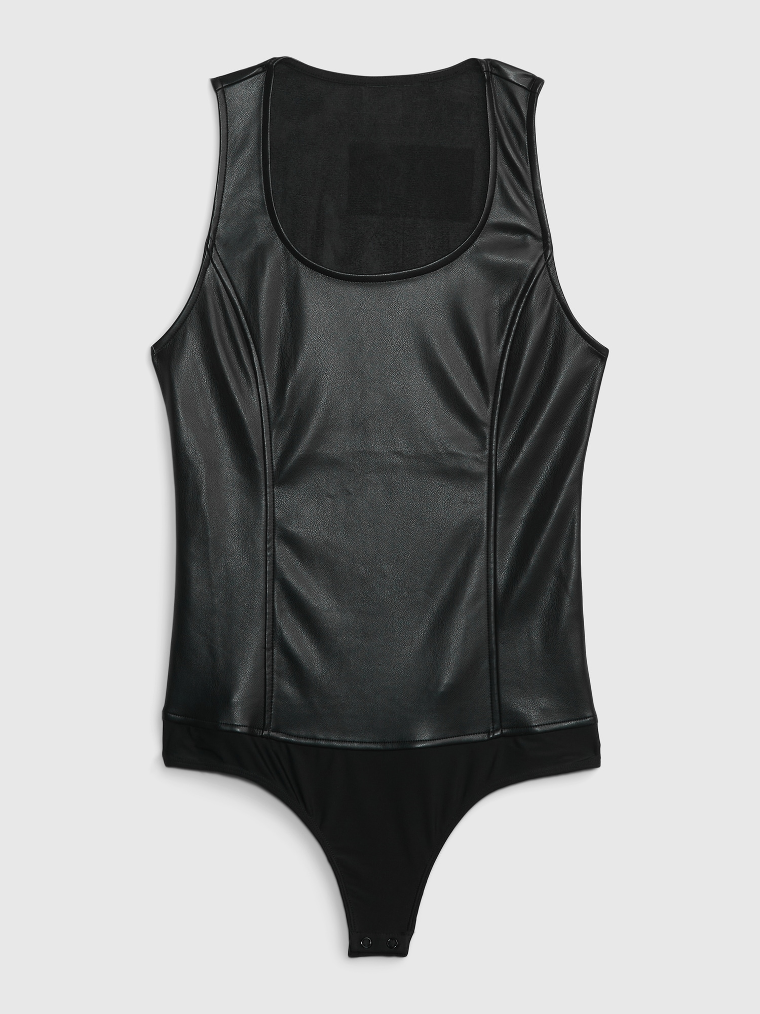 Vegan Leather Bodysuit | Gap