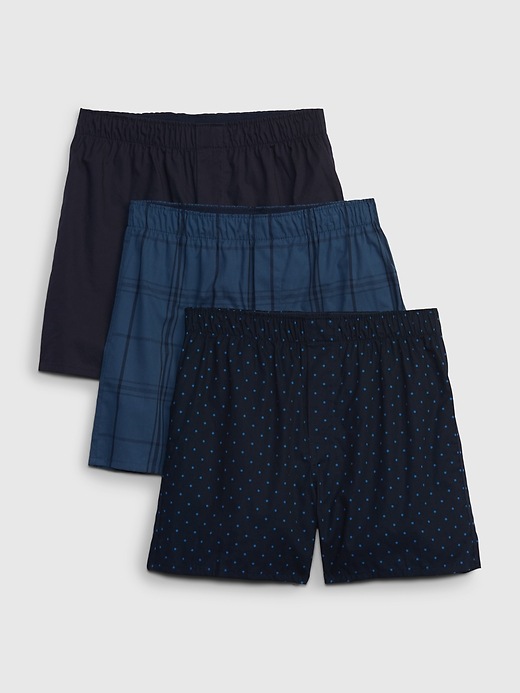 View large product image 1 of 1. Cotton Boxers (3-Pack)