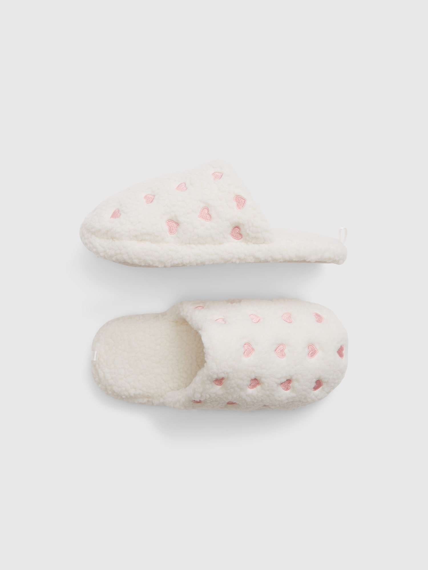 Gap Kids Sherpa Heart Slippers