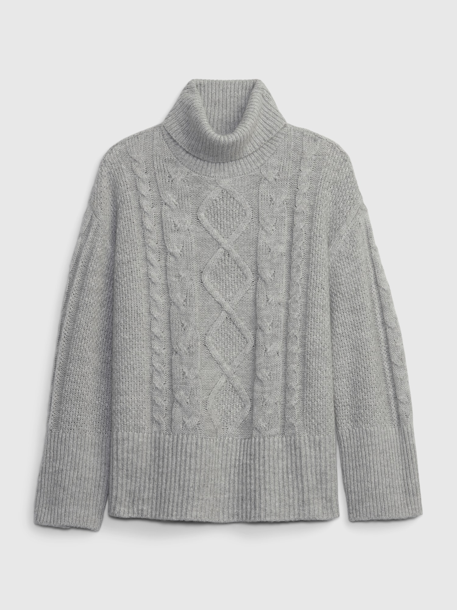 24/7 Split-Hem Cable-Knit Sweater | Gap