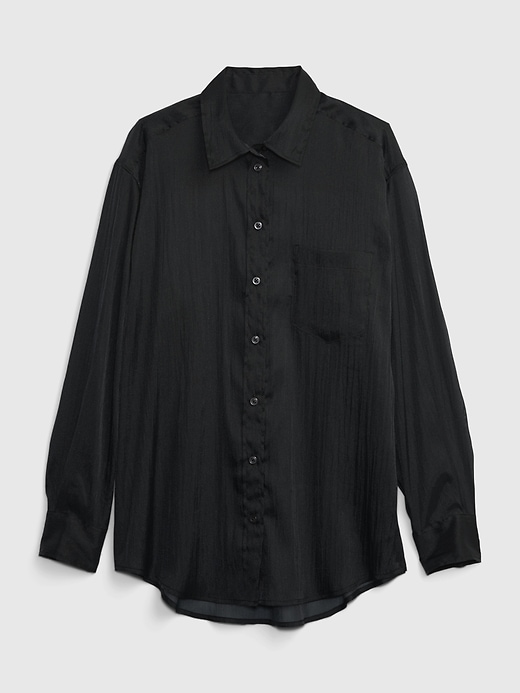 Image number 4 showing, Sheer Organza Big Shirt