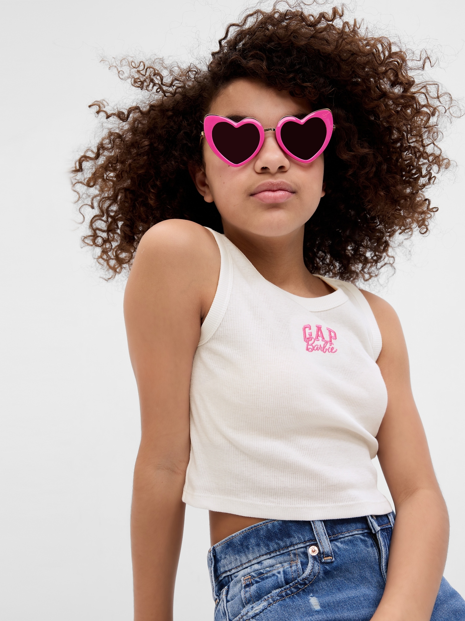 Gap Barbie Kids Arch Logo Tank Top Gap