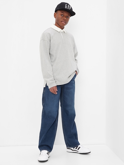 1 of 8 showing, with the color medium wash of product Teen Carpenter Jeans