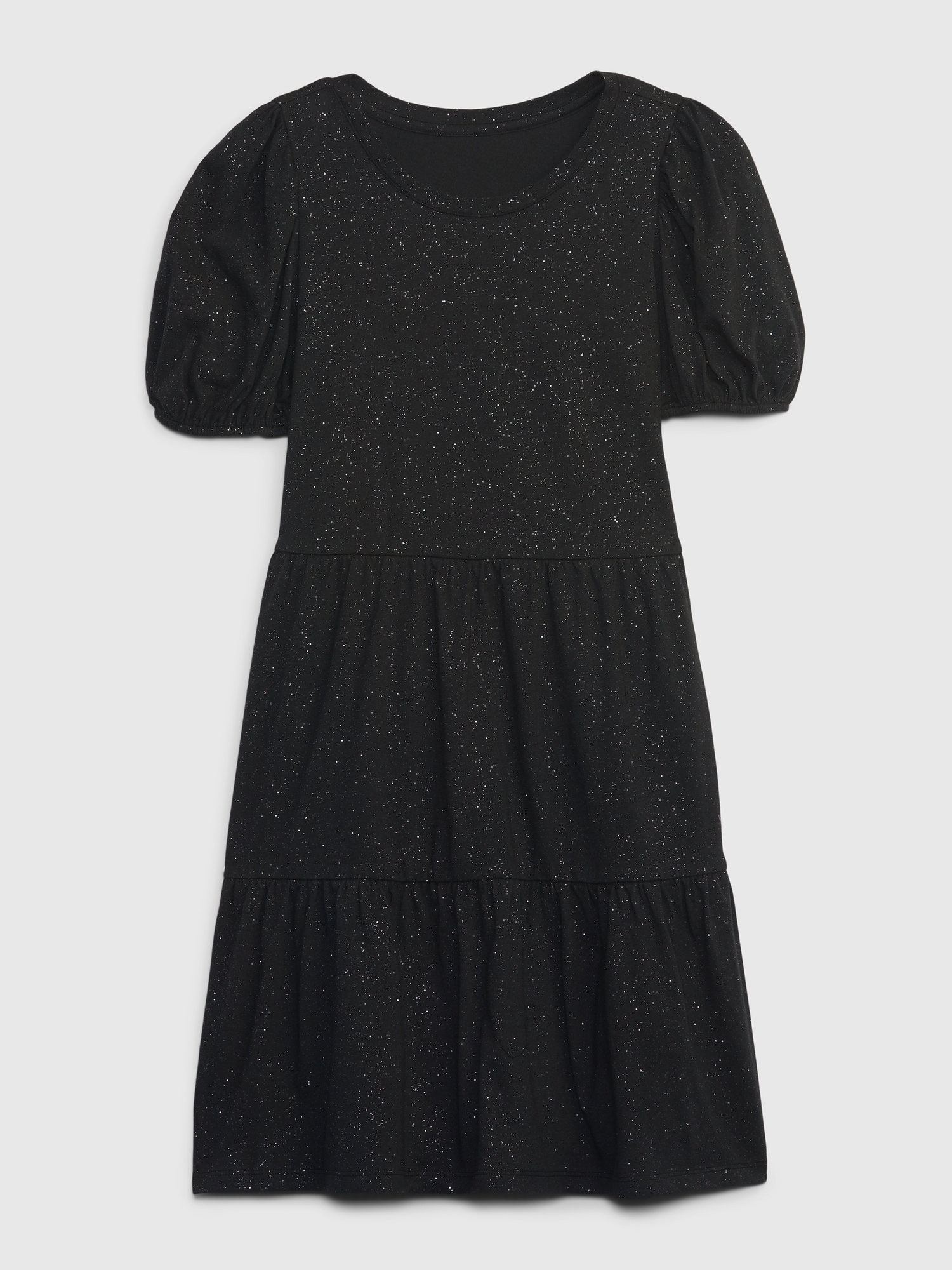 Kids Puff Sleeve Tiered Dress | Gap