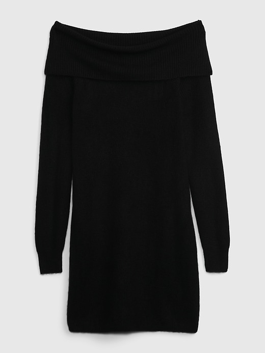 Image number 7 showing, Off-Shoulder Mini Sweater Dress