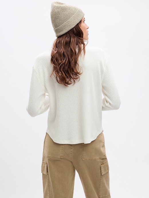 Waffle Crewneck T-Shirt | Gap