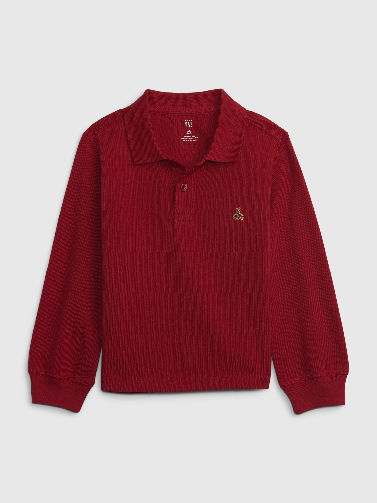 Gap Toddler Organic Cotton Pique Polo Shirt