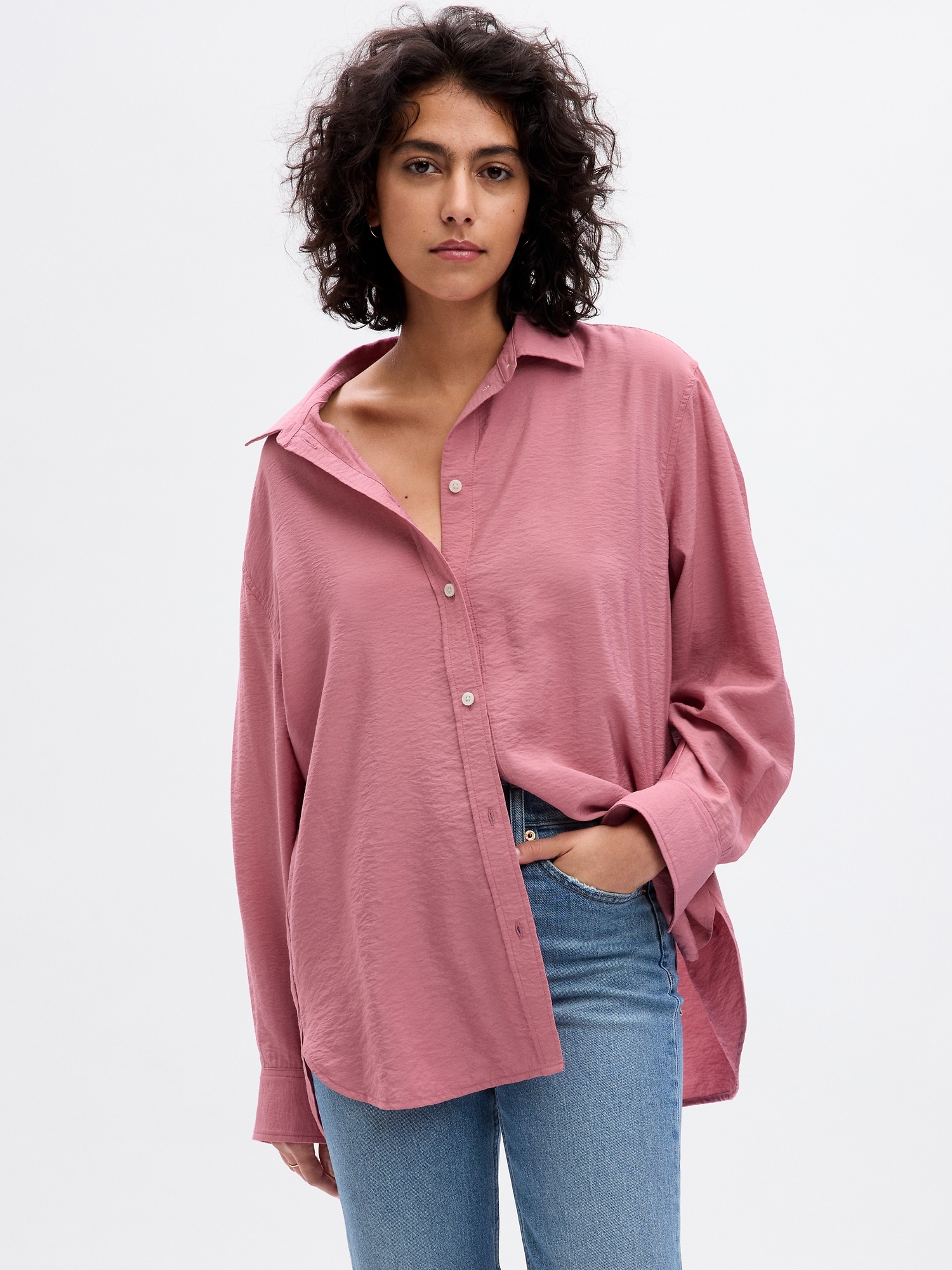 Gap Cinch-Back Big Shirt