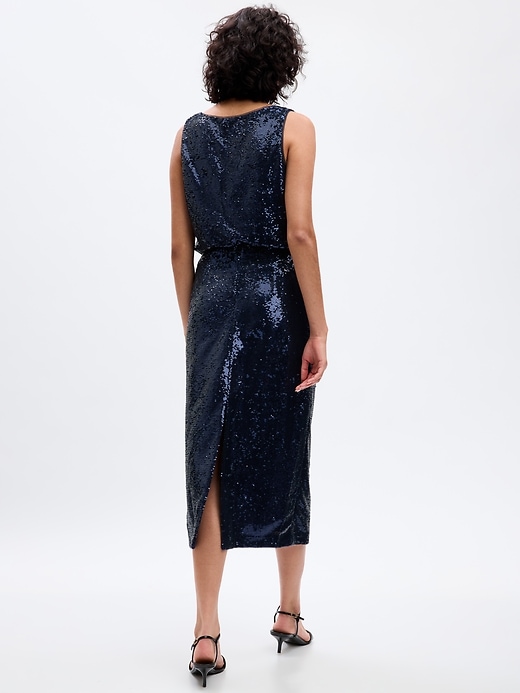 Image number 2 showing, Sequin Midi Pencil Skirt