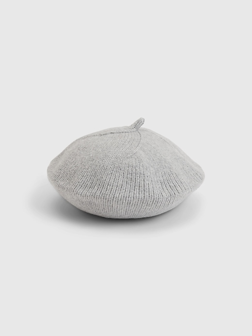 1 of 8 showing, with the color new heather grey of product CashSoft Beret