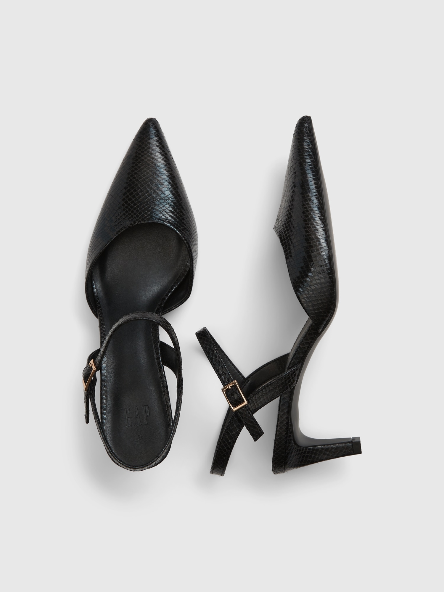 Women's metallic discount heels