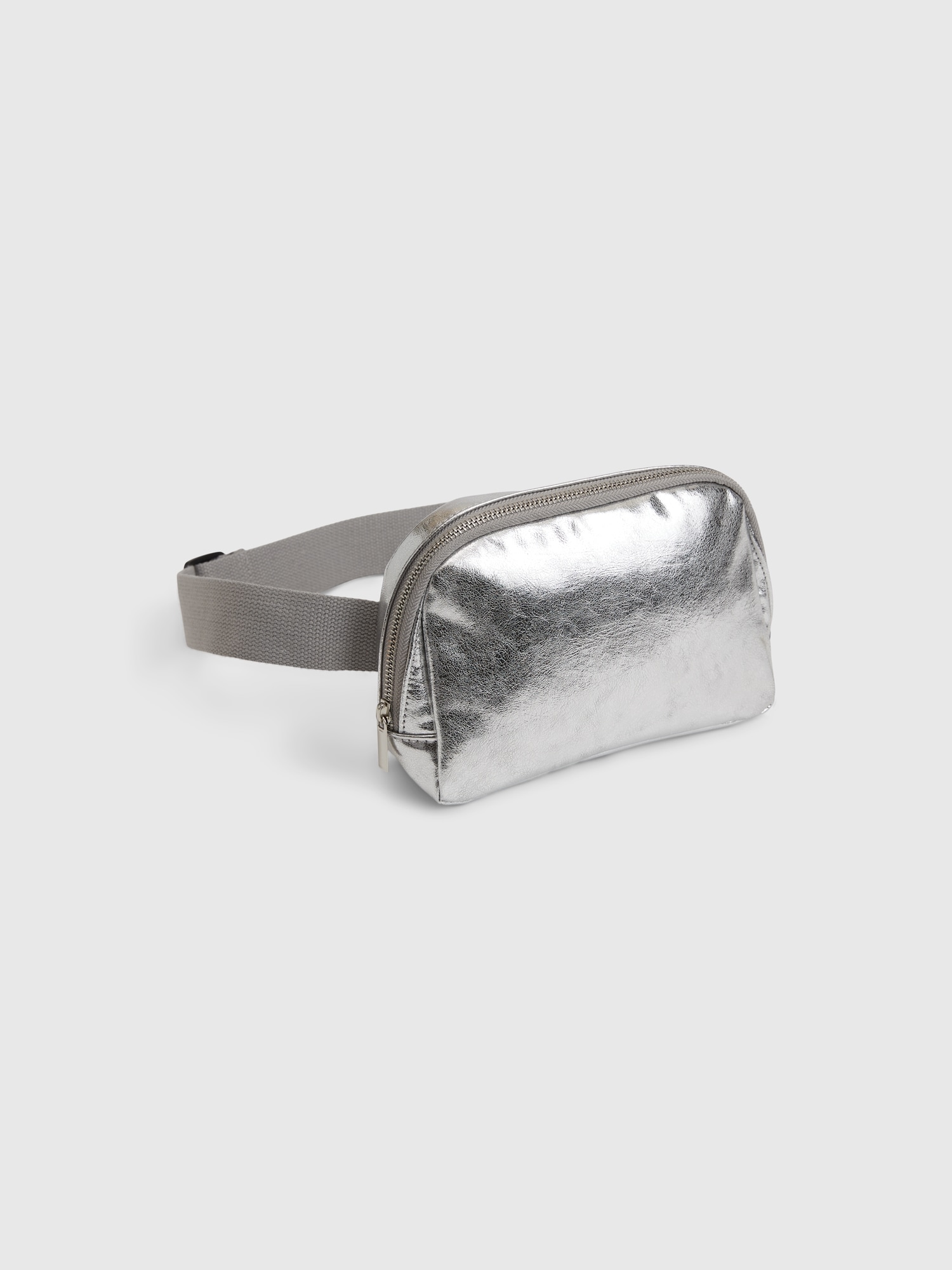 Vegan Leather Metallic Belt Bag | Gap