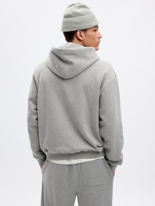 Snap-Button Heavyweight Hoodie