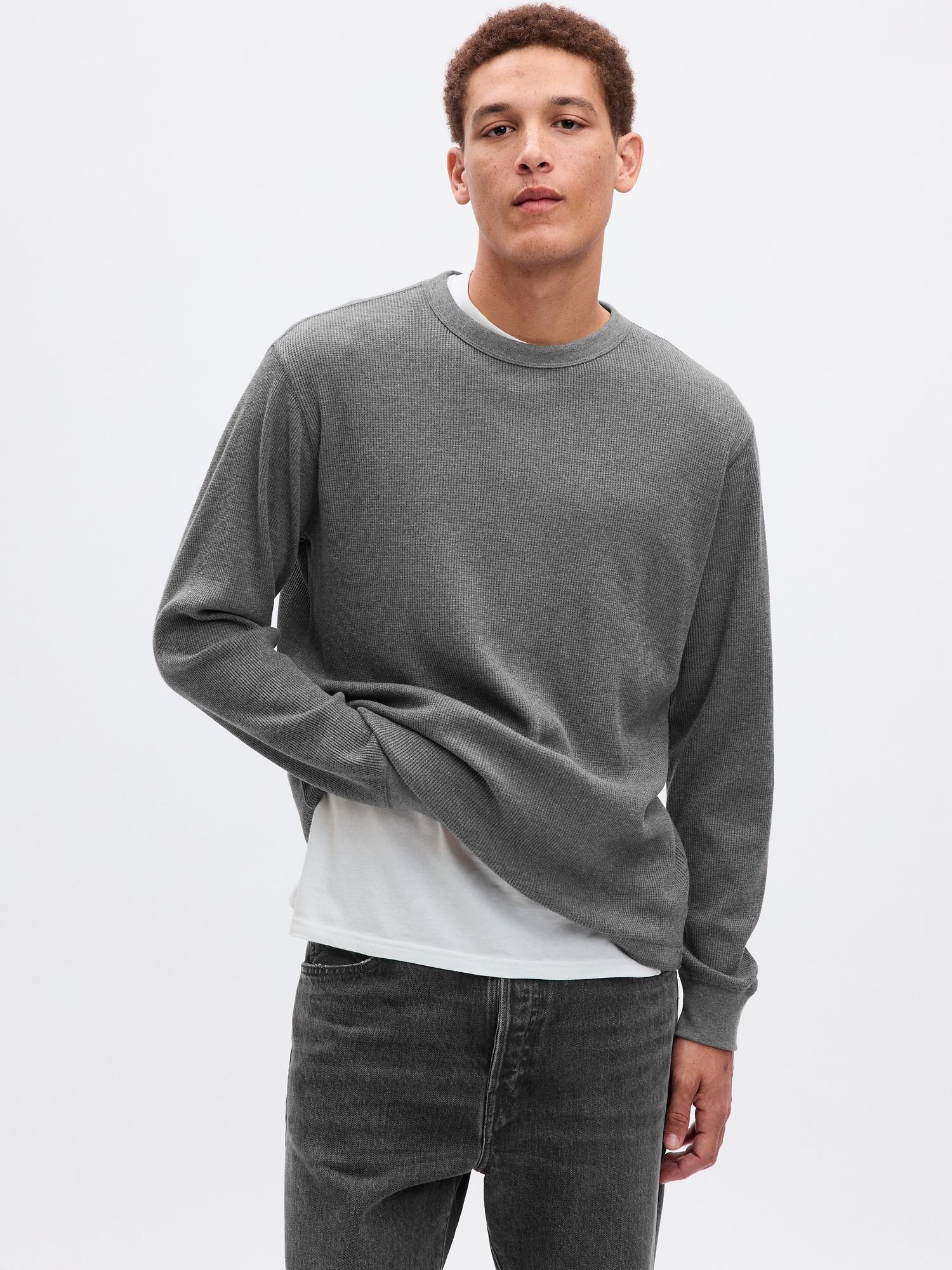 Gap Waffle Crewneck T-Shirt