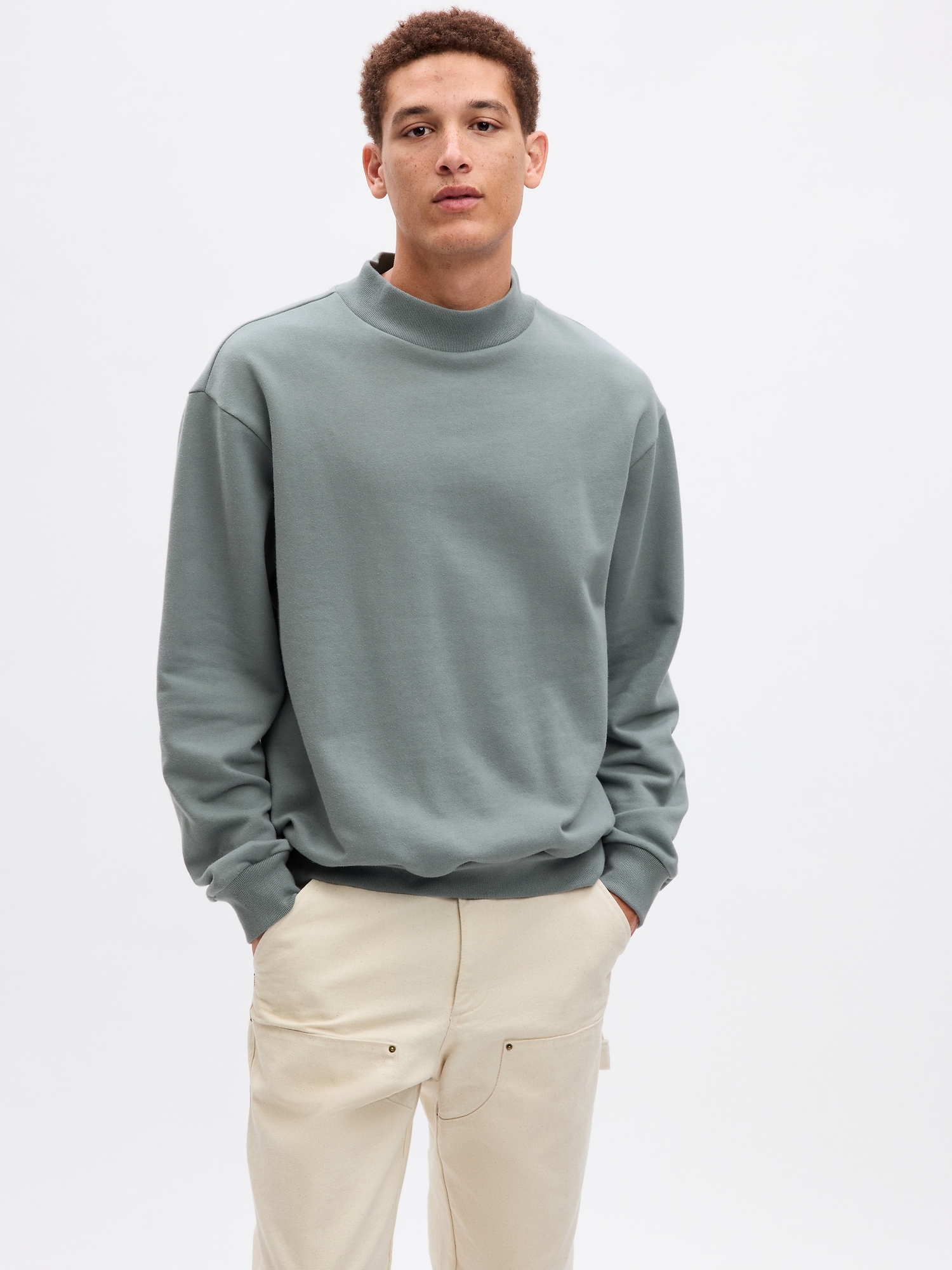 Gap Mockneck Heavyweight Sweatshirt