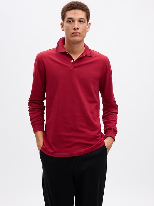Image number 6 showing, Pique Polo Shirt