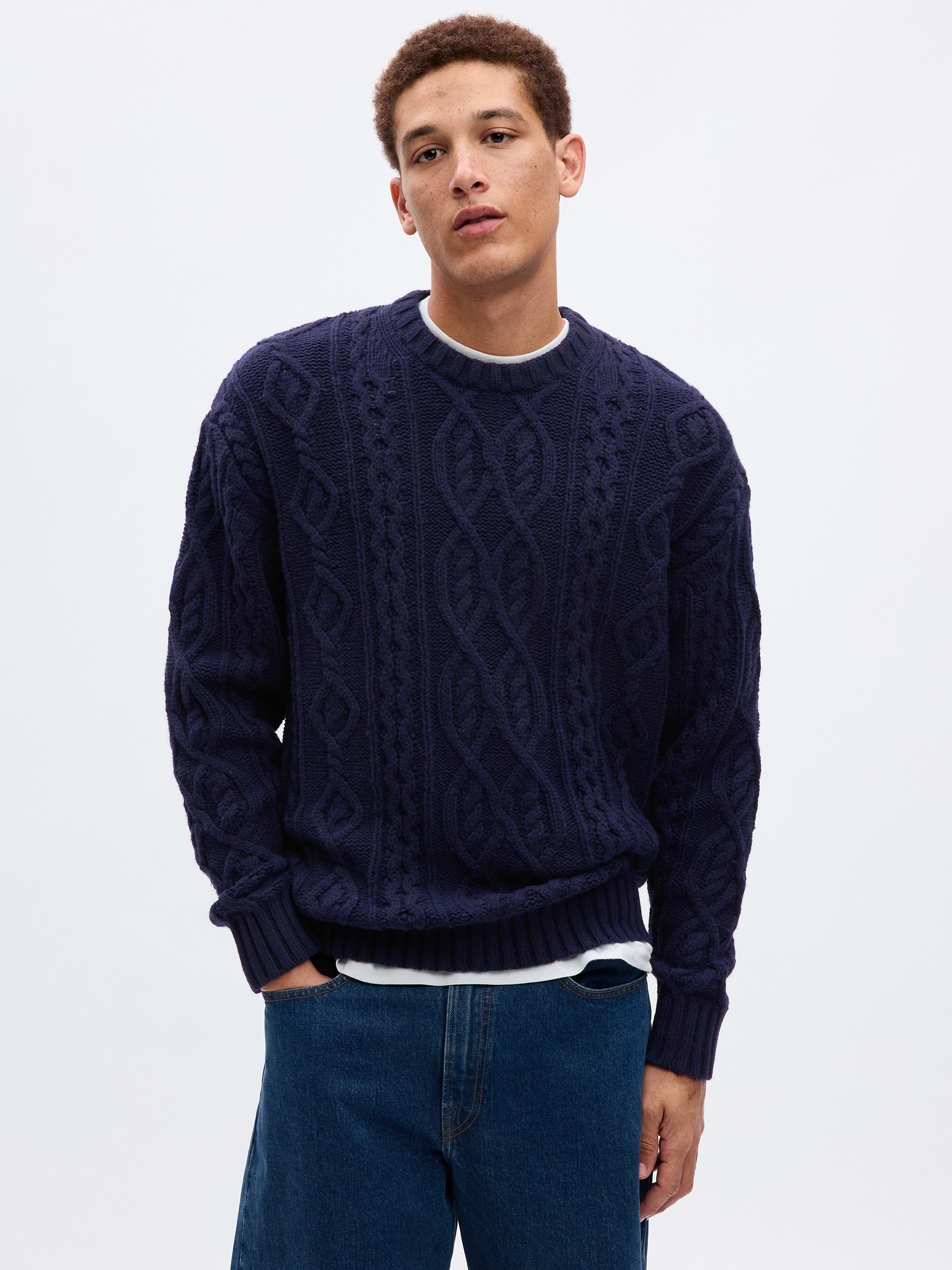 Cable-Knit Sweater | Gap