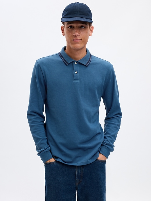 Image number 7 showing, Pique Polo Shirt