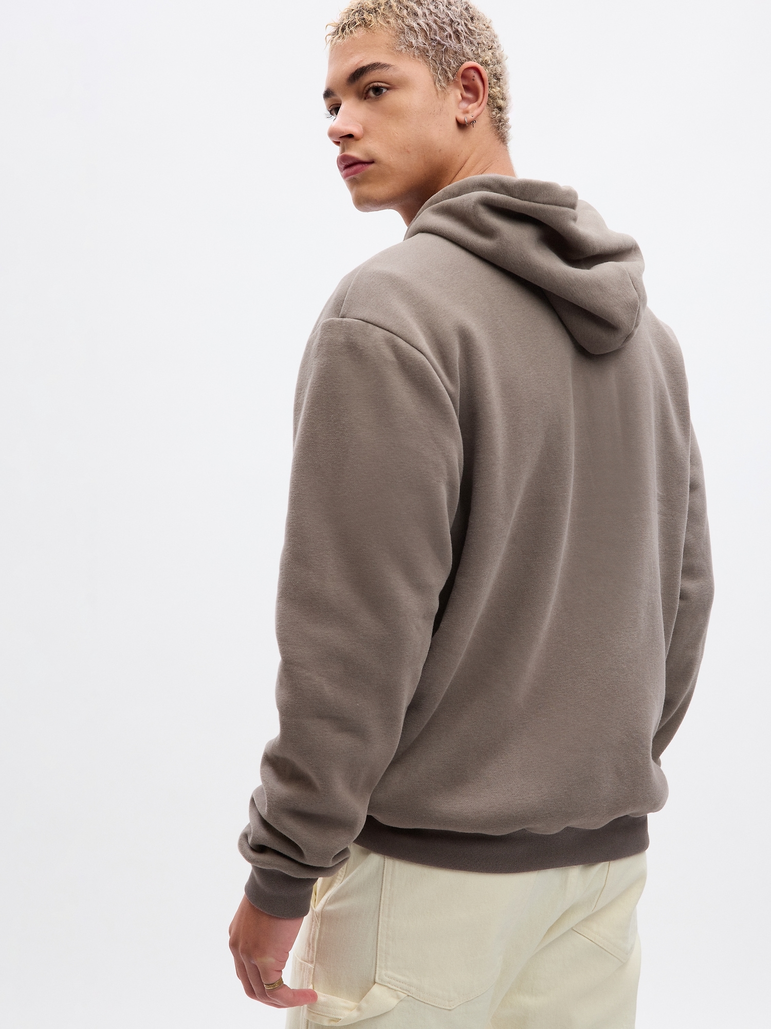 Vintage Soft Waffle Lined Zip Hoodie Gap