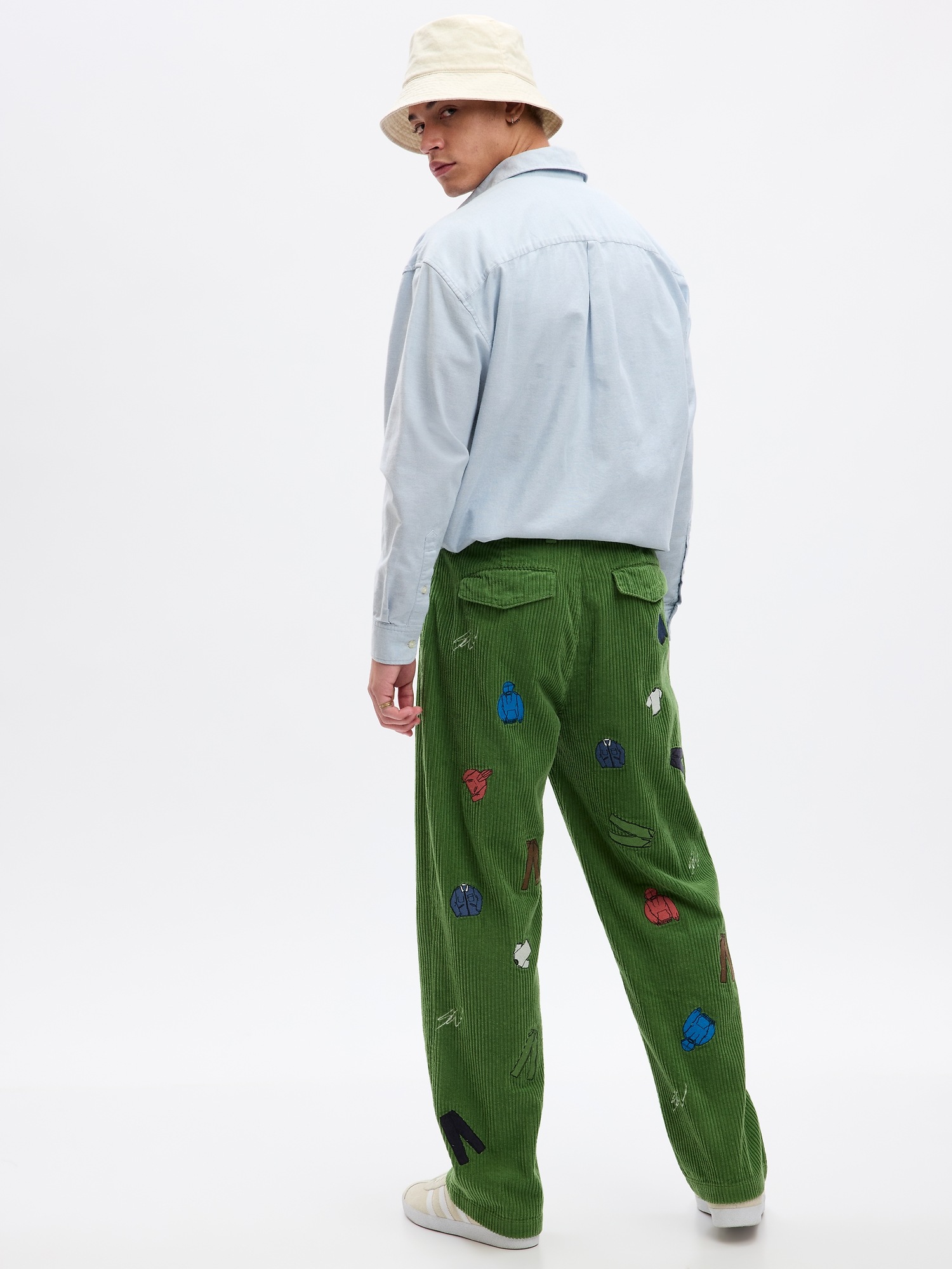 Gap Re-Issue × Sean Wotherspoon Embroidered Corduroy Relaxed Pants