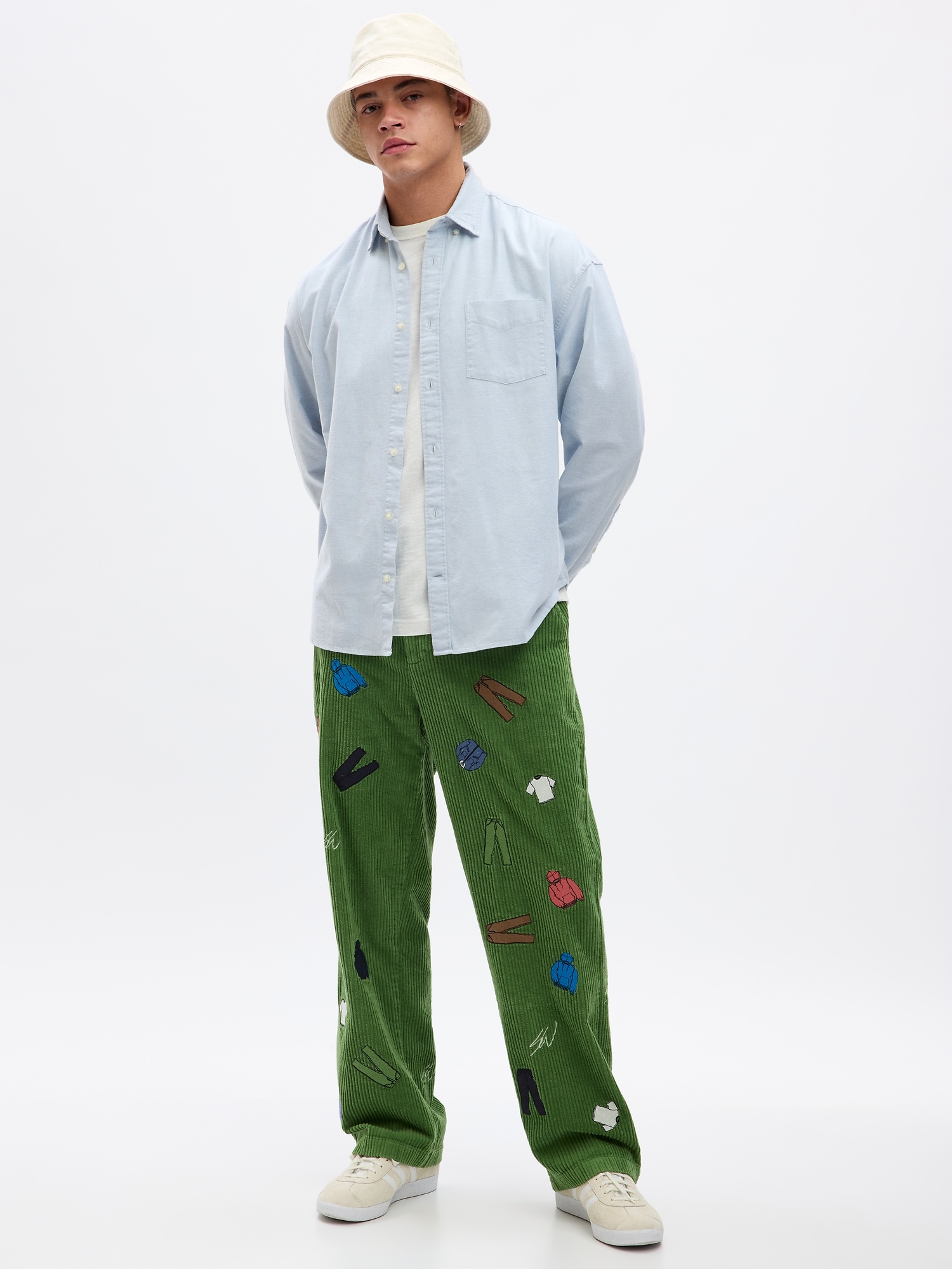 Gap Re-Issue × Sean Wotherspoon Embroidered Corduroy Relaxed Pants