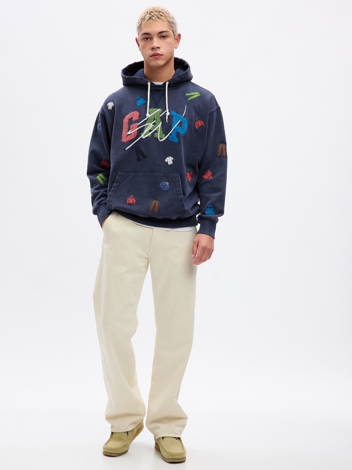 Gap Re-Issue × Sean Wotherspoon Embroidered Arch Logo Hoodie