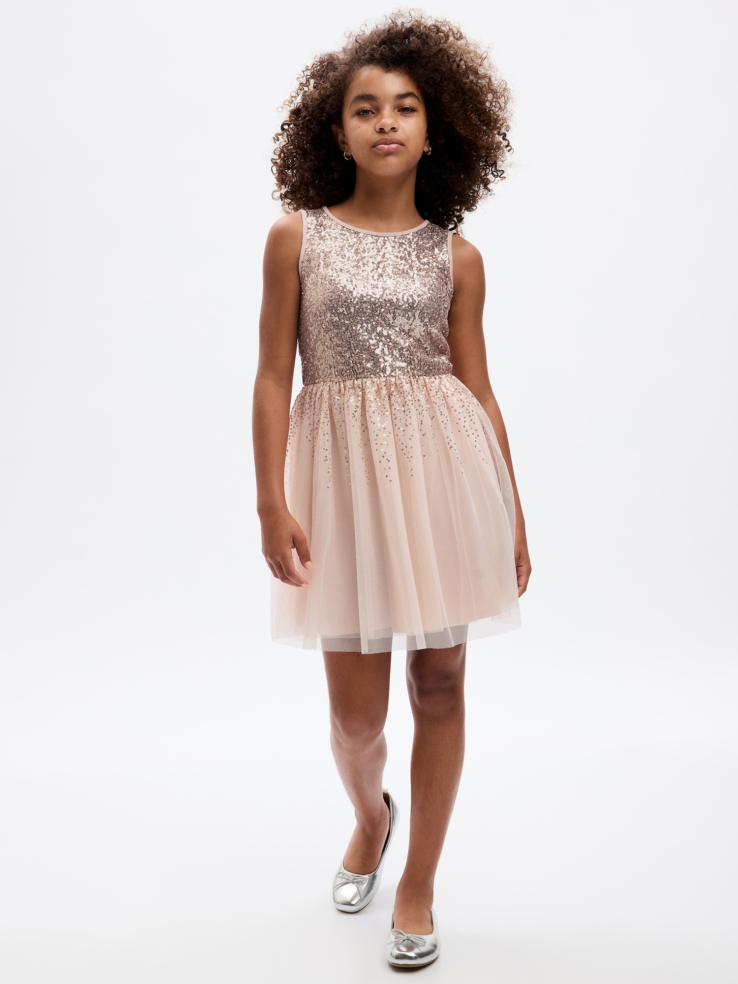 Gap Kids Tulle Sequin Dress