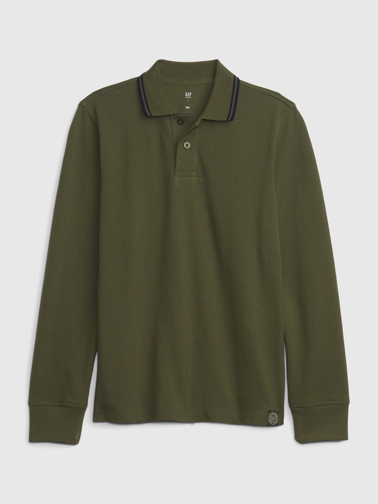 Gap mens long sleeve polo shirts top