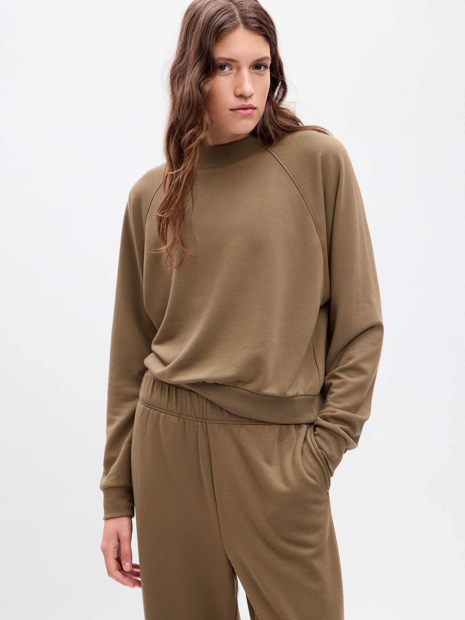 Cloudlight Mockneck Sweatshirt | Gap