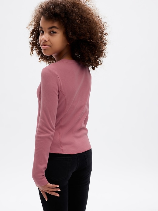 2 of 8 showing, with the color rosetta pink of product Kids Softspun T-Shirt