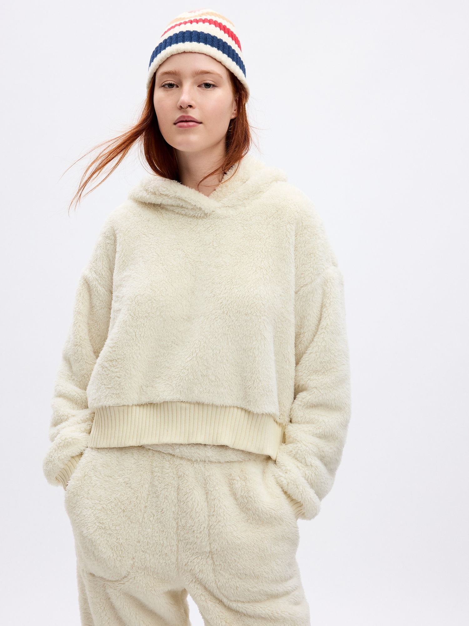 Gap Recycled Sherpa Hoodie