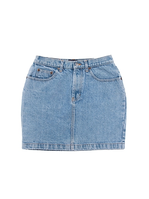 Image number 1 showing, VINTAGE GAP Denim Mini Skirt