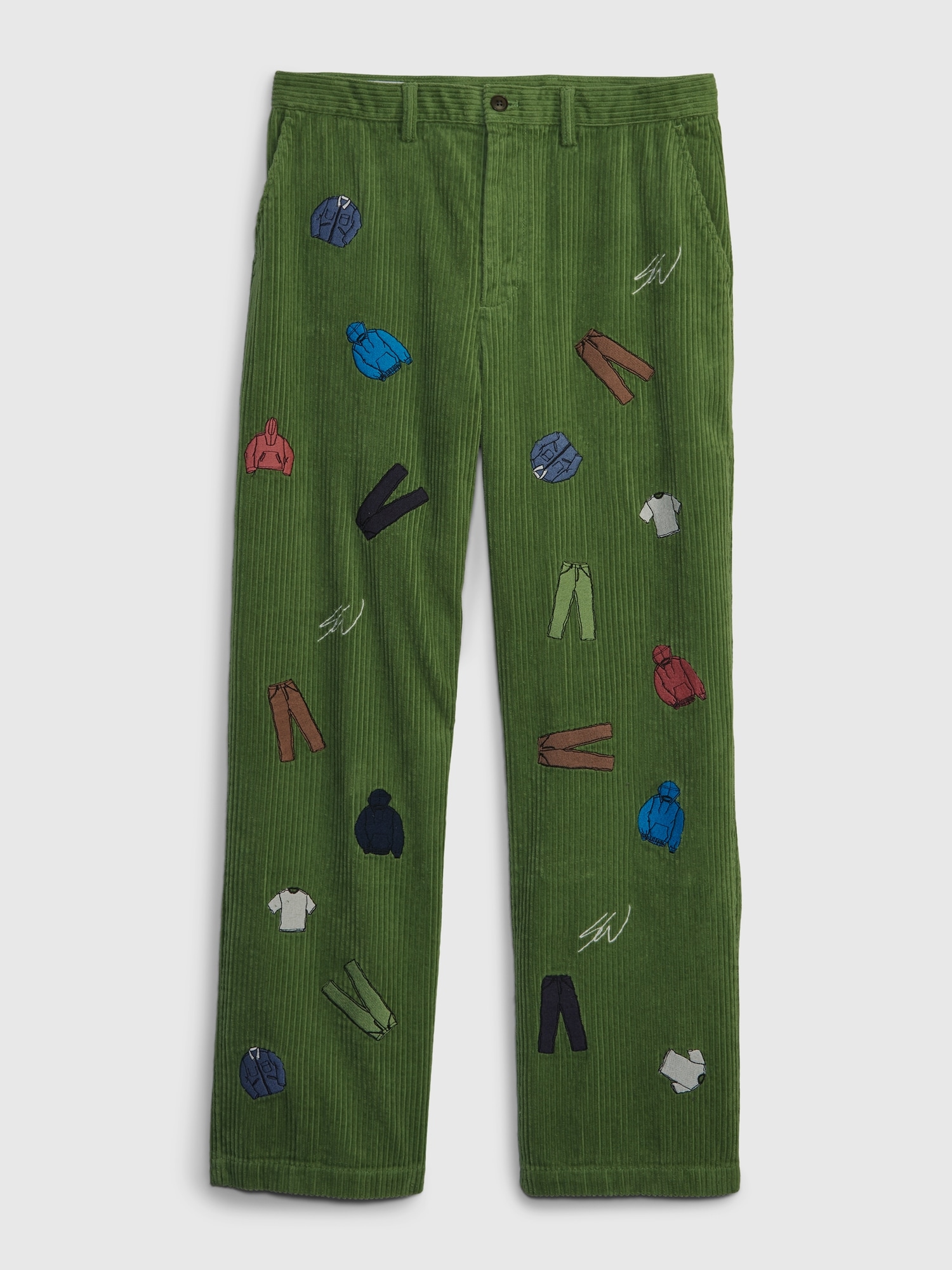 Gap Re-Issue × Sean Wotherspoon Embroidered Corduroy Relaxed Pants | Gap