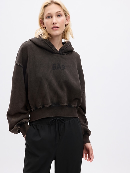 Image number 4 showing, Arch Logo Cropped Hoodie