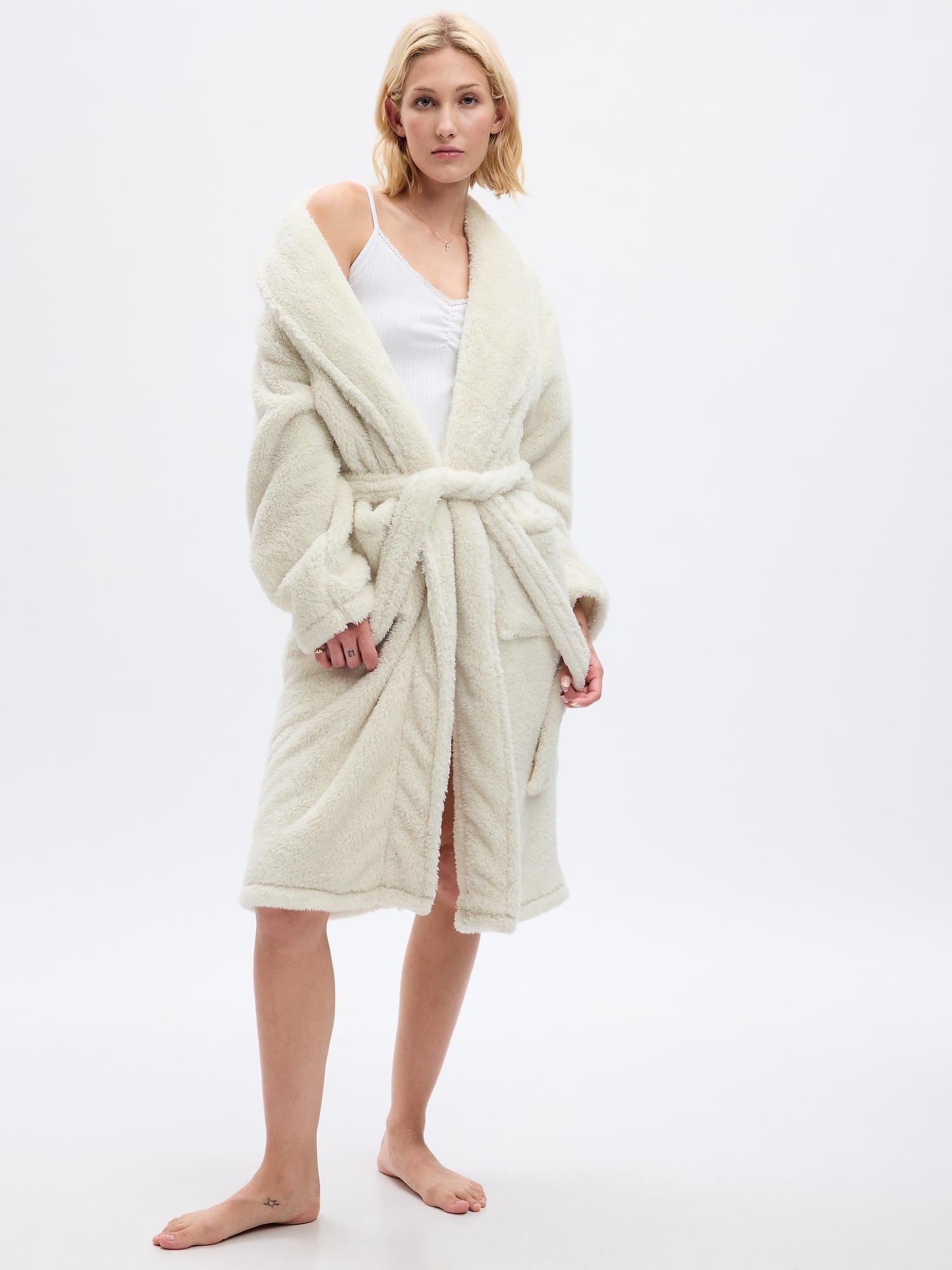 Recycled Sherpa Robe