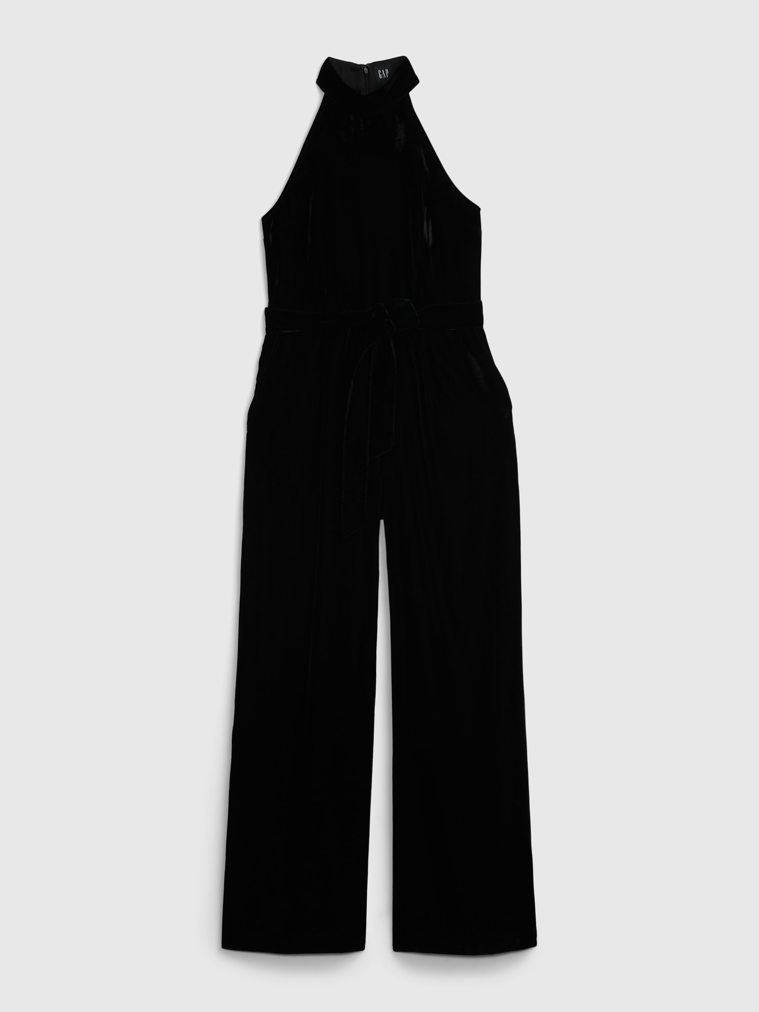 Velvet Halter Jumpsuit | Gap