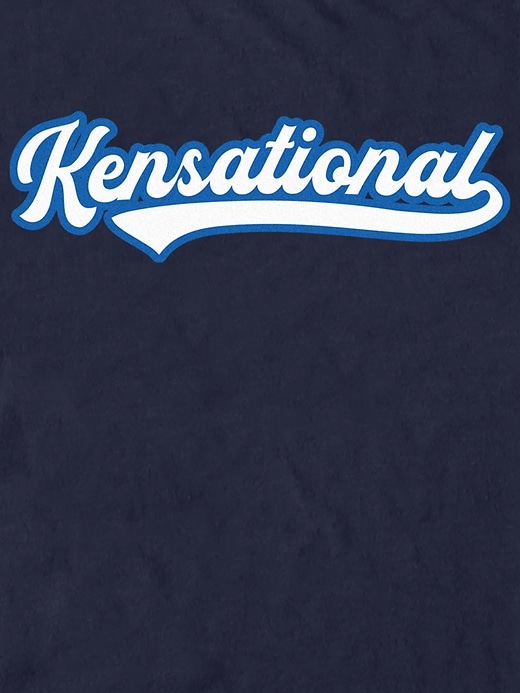 2 of 8 showing, with the color NAVY of product Barbie Kensational Graphic Tee