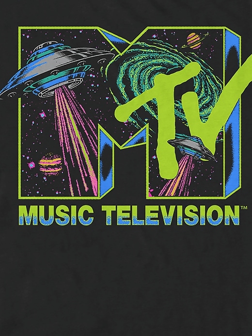 Image number 2 showing, MTV Space Logo Graphic Tee