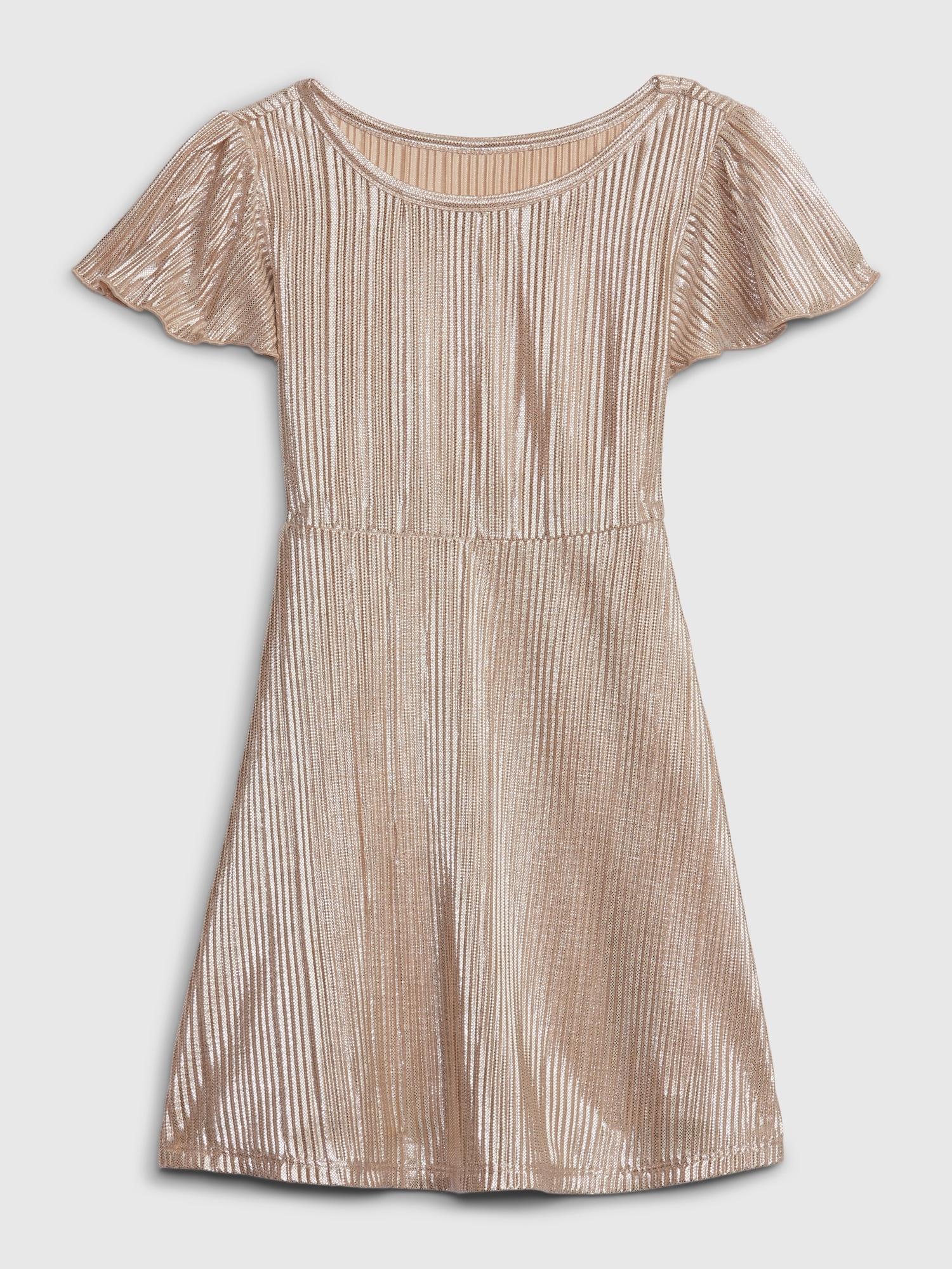 Gap Toddler Metallic Pleated Dress