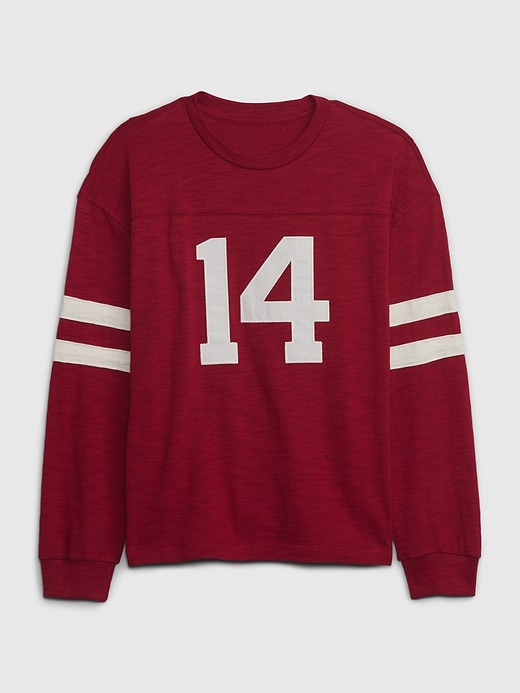 Kids Long Sleeve Football T-Shirt | Gap Kids Long Sleeve Football T-Shirt | Gap
