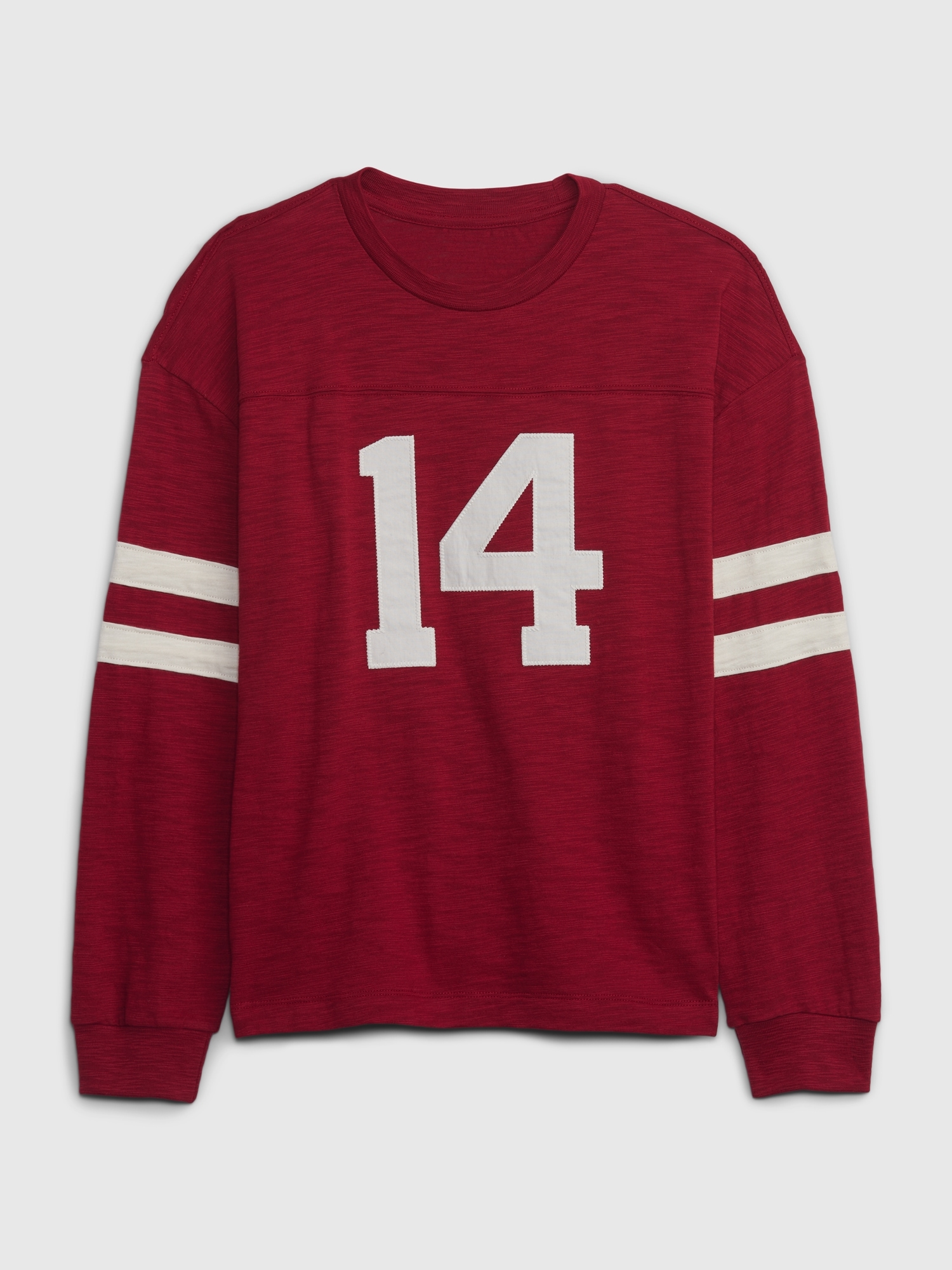 Kids Long Sleeve Football T Shirt