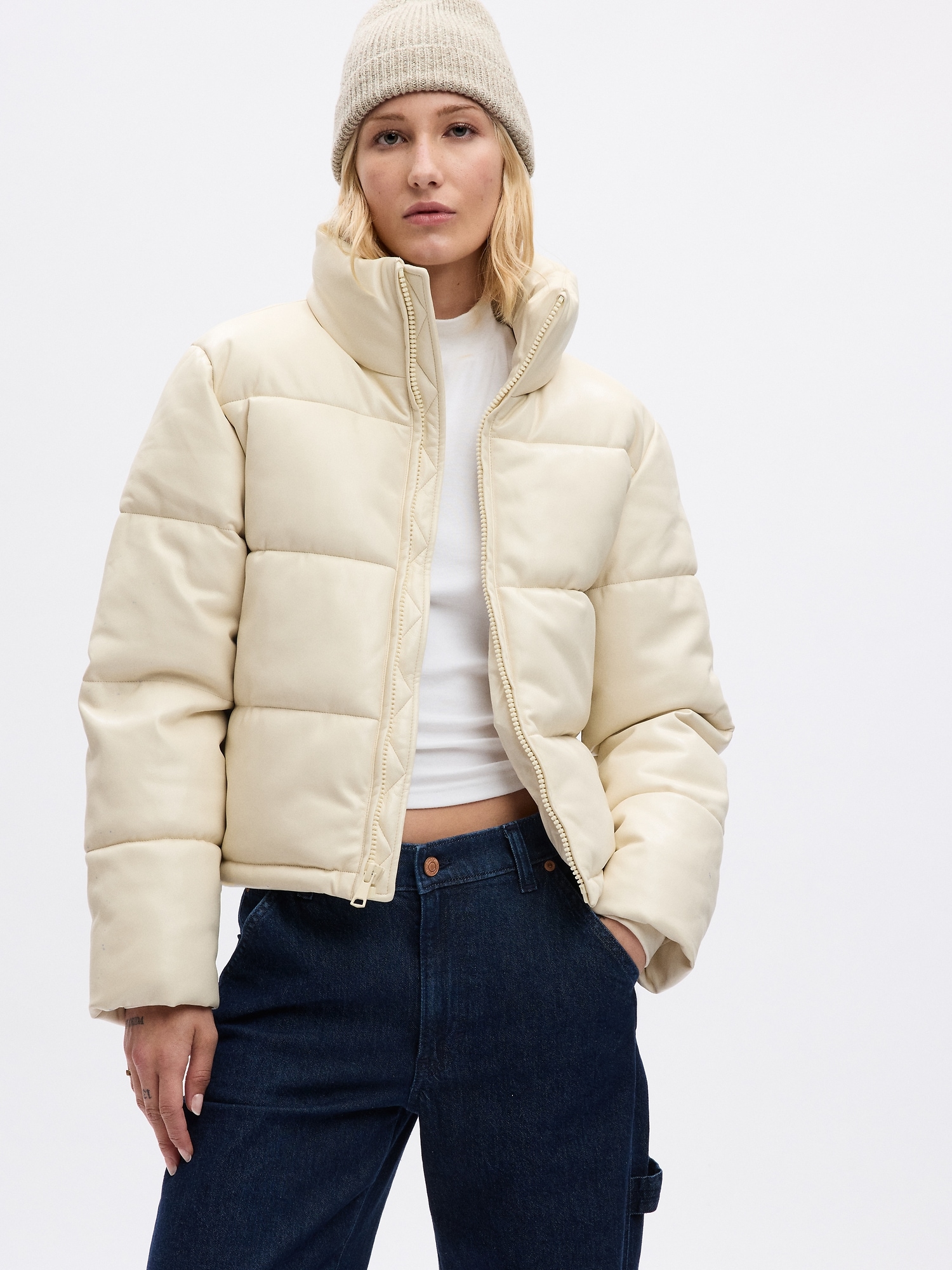 Big Puff Cropped Jacket | Gap