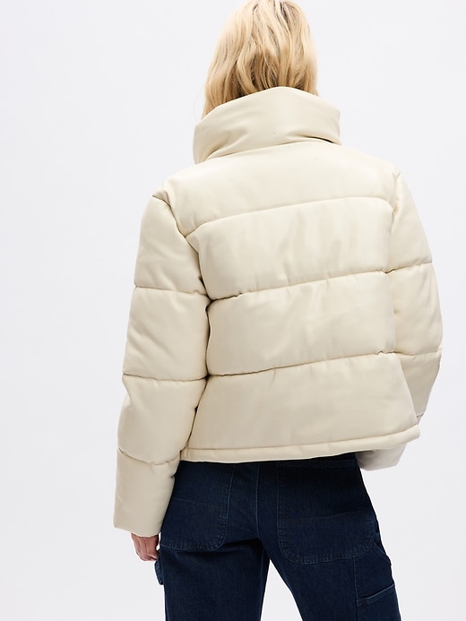 2 of 8 showing, with the color chino beige of product Big Puff Crop Jacket